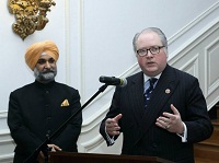 Remarks by Rep George Holding, co-chair House India Caucus.