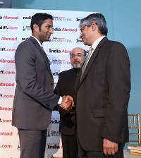 Ambassador Arun K. Singh participating in the India Abroad Person of the Year Award function on June 12, 2015 in New York. (Photo Credit: Paresh Gandhi/India Abroad)