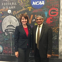 Ambassador Arun K. Singh Meeting with Congresswoman Cathy McMorris Rodgers (R-WA), Republican Conference Chair on October 30, 2015