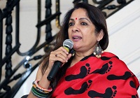 Actress Neena Gupta during the Panel Discussion event 'The Contemporary Scene: The Links Between Indian Theatre and Cinema', at the Embassy of India, Washington DC on August 20.