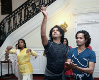 Samples dance and music performance by Shashidharan Nair and the entire troupe.