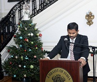 Invocation by Rev. Dr. Graceson Kannamplave.