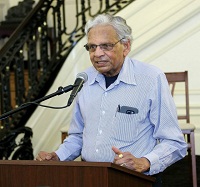 Remarks by former (First) President of Natya Bharati Mr. Taverekere Srikantaiah.