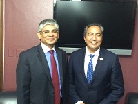 Ambassador Arun K. Singh met with Congressman Ami Bera, Co-Chair of House India Caucus on June 2, 2015.