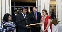 Singing of Hanukkah song.