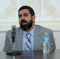 Mario Trubiano, Social Media Strategist at World Bank, during the panel discussion.