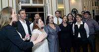 Makela Jewish Choir Group presenting Hebrew songs on the occasion.