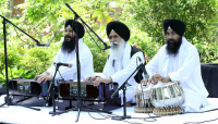 Invocation by Bhai Kirpal Singh of the Sikh Foundation of Virginia, accompanied by Bhai Satpal Singh and Bhai Onkar Singh.