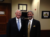 Ambassador Dr. S. Jaishankar meeting with Senator Roger Wicker of Mississippi on January 14, 2014
