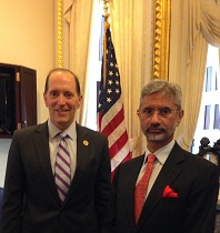 Ambassador Dr. S. Jaishankar meeting with Chairman of House Ways and Means Committee, Congressman Dave Camp on February 5, 2014