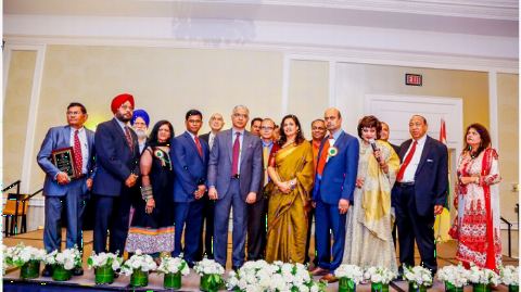 Photo 4 of Community reception hosted by the Indian American community in honour of Mr. Santosh Jha, Deputy Chief of Mission on September 9 and September 11
