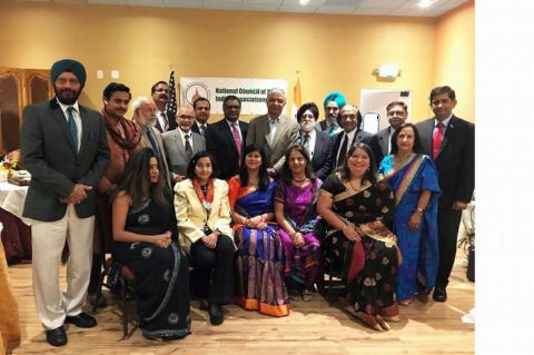 Photo 2 of Community reception hosted by the Indian American community in honour of Mr. Santosh Jha, Deputy Chief of Mission on September 9 and September 11