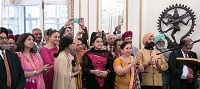 Guests in attendance at the 'Baisakhi' celebrations hosted at the Embassy Residence on April 23, 2016.
