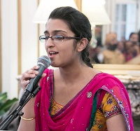 Baiskahi songs performed by Ms. Manjot Kaur (vocal), at the 'Baisakhi' celebrations hosted at the Embassy Residence on April 23, 2016.