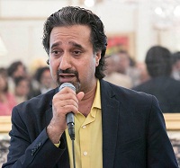 Baiskahi songs performed by Mr. Raj Nijjar, at the 'Baisakhi' celebrations hosted at the Embassy Residence on April 23, 2016.