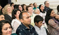 Guests in attendance at the cultural event "'Bhairavi Beatbox' - Hindustani Music Meets Hip Hop", presented by Embassy of India, Washington DC on May 20.