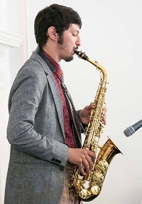 Ejiah Jamal on (Saxophone /Flute) performing during the cultural event "'Bhairavi Beatbox' - Hindustani Music Meets Hip Hop", presented by Embassy of India, Washington DC on May 20.