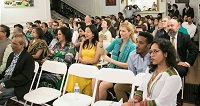 Guests in attendance at the cultural event "'Bhairavi Beatbox' - Hindustani Music Meets Hip Hop", presented by Embassy of India, Washington DC on May 20.