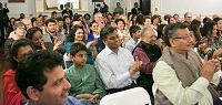 Guests in attendance at the cultural event "'Bhairavi Beatbox' - Hindustani Music Meets Hip Hop", presented by Embassy of India, Washington DC on May 20.