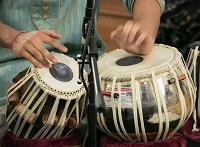 Anirudh Changkakoti on (Tabla) performing during the cultural event "'Bhairavi Beatbox' - Hindustani Music Meets Hip Hop", presented by Embassy of India, Washington DC on May 20.