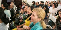 Guests in attendance at the cultural event "'Bhairavi Beatbox' - Hindustani Music Meets Hip Hop", presented by Embassy of India, Washington DC on May 20.