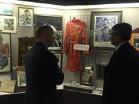 Ambassador Arun K. Singh at the Alabama Sports Hall of Fame.