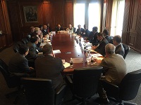 Ambassador Arun K. Singh at a Business Roundtable in Atlanta. Organized by World Affairs Council of Atlanta.