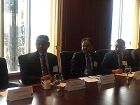 Ambassador Arun K. Singh at a Business Roundtable in Atlanta. Organized by World Affairs Council of Atlanta.