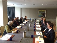 Ambassador Arun K. Singh meeting with the leadership of American Jewish Committee, Atlanta, Georgia and Birmingham, Alabama on February 25, 2016.