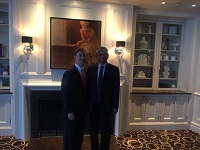 Ambassador Arun K. Singh with Lee J. Styslinger III the CEO of Altec