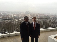 Ambassador Arun K. Singh with Lee J. Styslinger III the CEO of Altec