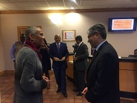 Ambassador Arun K. Singh at the historical Birmingham Civil Rights Institute.
