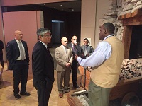 Ambassador Arun K. Singh at the historical Birmingham Civil Rights Institute.