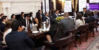 Briefing for Students of Carey Business School, Johns Hopkins University before their visit to India, at Embassy of India on October 19, 2016