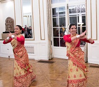 'Bihu' (Assamese Folk Dance) performed by Indian Dance Educators Association (IDEA) Dancers Bratati Saha and Priyanka Ratnakar.