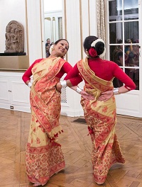 'Bihu' (Assamese Folk Dance) performed by Indian Dance Educators Association (IDEA) Dancers Bratati Saha and Priyanka Ratnakar.