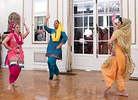 'Bhangra' (Punjabi Folk Dance) performed by Indian Dance Educators Association (IDEA) Dancers Shruti Ektare, Sumona Apsara Parii and Priyanka Salona.