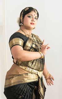 Deepti Mukund Navile performing during the "'Dancing Desire': Shades of Love in Classical Dance" presented by Embassy of India, Washington DC on May 6, 2016.