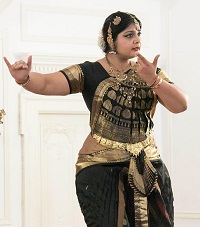 Deepti Mukund Navile performing during the "'Dancing Desire': Shades of Love in Classical Dance" presented by Embassy of India, Washington DC on May 6, 2016.