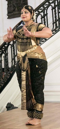 Deepti Mukund Navile performing during the "'Dancing Desire': Shades of Love in Classical Dance" presented by Embassy of India, Washington DC on May 6, 2016.