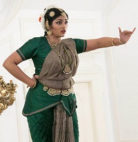 Shreya Navile performing during the "'Dancing Desire': Shades of Love in Classical Dance" presented by Embassy of India, Washington DC on May 6, 2016.
