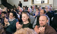 Guests in attendance at the cultural event "'Dancing Desire' - Shades of Love in Classical Dance", presented by Embassy of India, Washington DC on May 6, 2016.