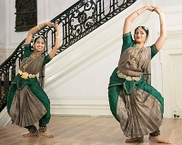 Tanya Puthran and Shreya Navile performing during the "'Dancing Desire': Shades of Love in Classical Dance" presented by Embassy of India, Washington DC on May 6, 2016.