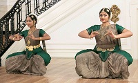 Tanya Puthran and Shreya Navile performing during the "'Dancing Desire': Shades of Love in Classical Dance" presented by Embassy of India, Washington DC on May 6, 2016.