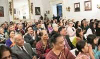 Guests in attendance at the cultural event "'Dancing Desire' - Shades of Love in Classical Dance", presented by Embassy of India, Washington DC on May 6, 2016.