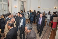 Guests viewing photos on life of Dr. B. R. Ambedkar in the photo exhibition which was declared open on 9th Dec 2016.