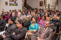 Audience in attendance during the lecture by Mr. Vikram Raghavan, constitutional expert, during Constitution Day Celebrations at the Embassy of India on December 9, 2016.