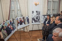 Guests viewing photos on life of Dr. B. R. Ambedkar in the photo exhibition which was declared open on 9th Dec 2016.