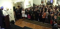 Ambassador Navtej Sarna addressing the gathering at the Diwali Celebration and Diwali Forever Stamp Dedication event hosted by the Embassy of India, Washington, DC, on November 18.