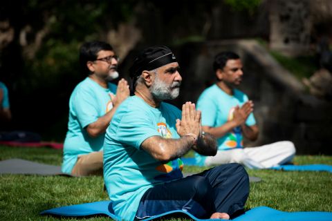 Photo 3 of 7th International Day of Yoga celebrations, June 20, 2021